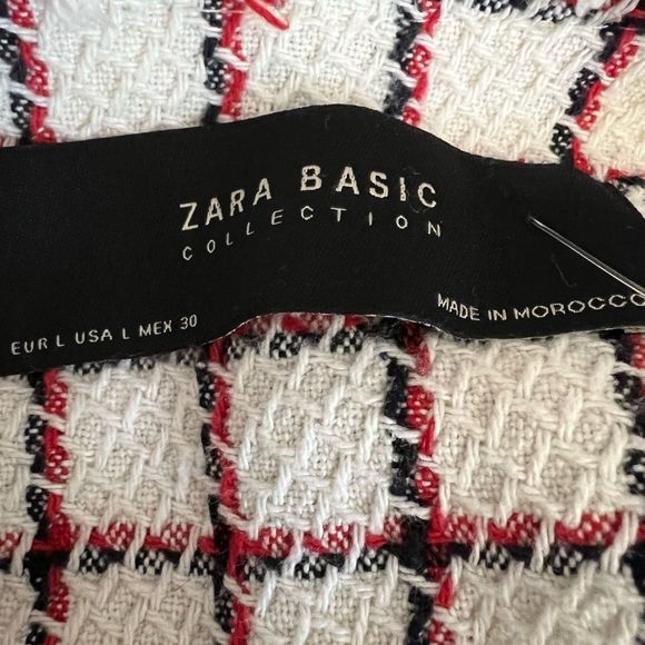 Zara plaid blazer, size L - Picture 4 of 4